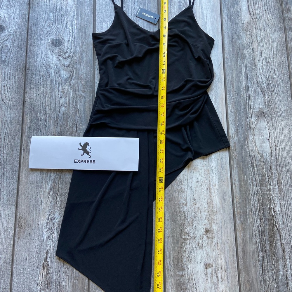 NWT! Express Asymmetrical Black Top - XS - Picture 3 of 7
